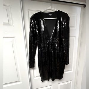 Express sequin dress